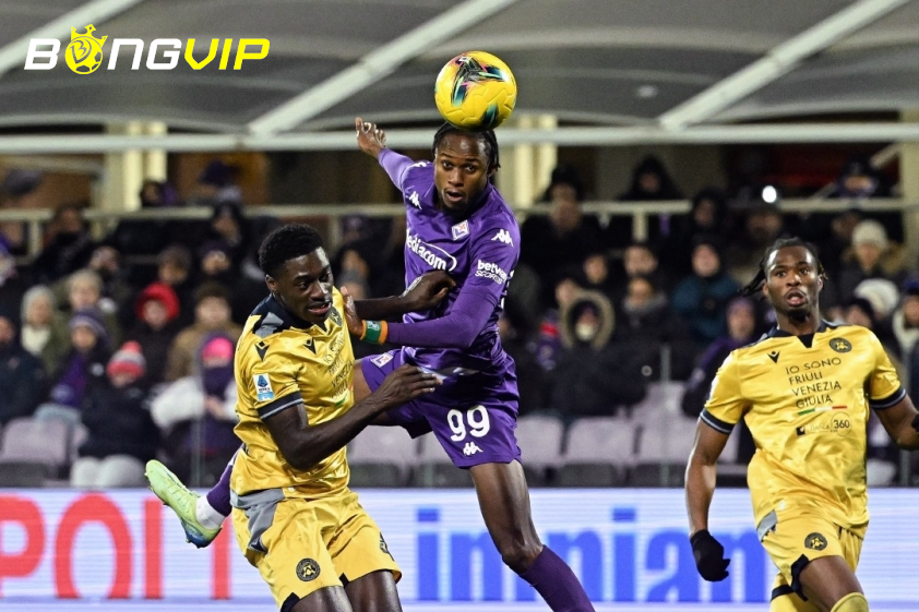 Udinese vừa có chiến thắng 2-1 trước Fiorentina